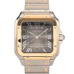 カルティエ サントス ドゥ カルティエ LM 腕時計 W2SA0030  グレー メンズ 中古A品