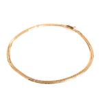  плоский ножной браслет 12 поверхность Triple 6.2g длина :23cm/ ширина :3.1mm 6.2g унисекс б/у A товар 