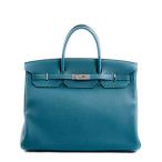 エルメス バーキン40 ハンドバッグ   ヴェールボスフォール ユニセックス D 2019年 中古A品