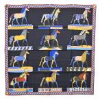 エルメス カレ90 スカーフ   ブラック ユニセックス 新品