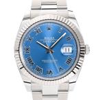 ロレックス デイトジャスト 腕時計 126334/OYS ランダム品番 ブルーローマン メンズ 未使用品