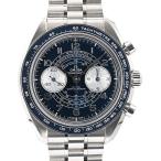 オメガ スピードマスター クロノスコープ 腕時計 329.30.43.51.03.001  ブルー メンズ 中古A品
