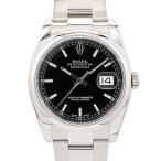 ロレックス デイトジャスト 腕時計 116200 ランダム品番 ブラック メンズ 中古A品