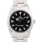 ロレックス エクスプローラー1 腕時計 14270 U番 ブラック メンズ 中古A品