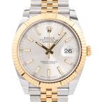 ロレックス デイトジャスト41 腕時計 126333 ランダム品番 シルバー メンズ 中古A品