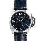 パネライ ルミノール ビテンポ パワーリザーブ 腕時計 PAM01361 Z番 ブルー メンズ 中古A品
