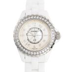 シャネル J12 29mm 腕時計 H2572  ホワイトシェル レディース 中古A品