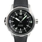 アイダブリュシー アクアタイマー オートマティック 腕時計 IW328802  ブラック メンズ 中古A品