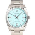ロレックス オイスターパーペチュアル 腕時計 126000 ランダム品番 ターコイズ メンズ 未使用品
