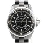 シャネル J12 33mm 腕時計 H1625  ブラック レディース 中古A品