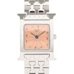 エルメス Hウォッチ 腕時計 HH1.210  ピンク レディース 中古A品