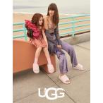 UGG アグ サンダル ファー ムートン レディース ブランド FLUFF YEAH SLIDE フラッフ イヤー スライド シープスキン モコモコ シーシェルピンク 1095119-P