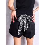 GYDA ジェイダ BACK LACE UP ショート パンツ 短パン キュロット ホットパンツ レオパード 072540734801