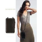 BANDOLIER バンドリヤー ポーチ メンズ レディース ユニセックス ブランド 小物入れ 大人 SARAH POUCH BLACK SILVER サラ レザー 本革 SARAH-B-S-POUCH