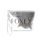 Yahoo! Yahoo!ショッピング(ヤフー ショッピング)フォクシー FOXEY シルバー ポーチ 未使用