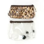 クイーンズコート(QUEENS COURT)ヒョウ柄×クリアポーチセット