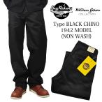  Buzz Rickson's William * Gibson черный милитари chino1942 модель не мытье брюки-чинос милитари брюки BR41860 новый товар 