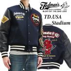 テッドマン スタジャン TEDMAN スタジアムジャケット TD.USA TDJ-23000 ネイビー 新品