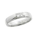 エルメス HERMES ヘラクレスミニ 750WG ホワイトゴールド ダイヤ リング サイズ49 レディース 3728