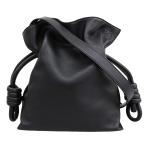 ショッピングロエベ ロエベ LOEWE フラメンコ ミディアム アナグラム マグネットタイプ 2WAY ショルダーバッグ 肩掛け ななめ掛け レザー ブラック 4734