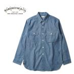 WAREHOUSE ウエアハウス 長袖 シャツ Lot 3048 “BIG YANK TYPE CHAMBRAY SHIRTS” 3048(23S)