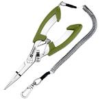 Booms Fishing H1 рыбалка плоскогубцы рыбалка плоскогубцы PE линия прервать крюк. .. рыбалка плоскогубцы . рука трос имеется черный (H01 зеленый )