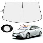 [ руль навес с чехлом ]Mozan Toyota Prius 50 серия затеняющий экран, шторки от солнца переднее стекло для PRIUS 50 2015 год -2023 год автомобильный затеняющий экран, шторки от солнца UV cut день .