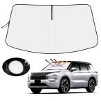 [ руль навес с чехлом ]Mozan Mitsubishi новая модель Outlander GN0W type затеняющий экран, шторки от солнца переднее стекло для Outlander 3 поколения GN0W type 2021 год - действующий автомобильный солнечный 