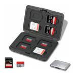 SDHC/SDXC футляр для карточек micro sd кейс TF/sd карта inserting место хранения Deear крепкий безопасность большая вместимость для хранения с одной стороны . открытие и закрытие возможность удобный (SD8 листов +Micro SD8 листов )16 шт. входит 