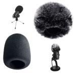  микрофон защита от ветра Mike губка. . способ покрытие волосы Lee Wind экран шум предотвращение микрофон аксессуары 