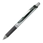 ぺんてる ゲルインキボールペン ノック式エナージェル 0.7mm シルバー軸 黒インキ BL77-A