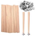 DFsucces дерево сердцевина свеча DIY свеча для сердцевина 30шт.@130mm*13mm из дерева chip свеча подставка металлические принадлежности ручная работа свеча 