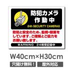 【防犯カメラ作動中】視線でドキ W400mm×H300mm防犯カメラ看板 監視カメラ 作動中 監視中 24時間 録画中 屋外 camera-304