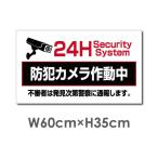 【防犯カメラ作動中】視線でドキ W600mm×H350mm 防犯カメラ看板 監視カメラ 作動中 監視中 24時間 録画中 屋外 camera-352