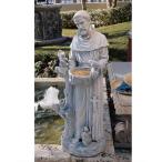 自然の中の自然人：聖フランシス（アッシジのフランチェスコ）の彫刻 彫像/ カトリック教会 福音 洗礼 聖霊 聖書（輸入品