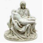セール！即納！ピエタ 大理石風仕上げ彫像 サンピエトロ大聖堂 ルネッサンス彫刻 ミケランジェロ作 輸入品