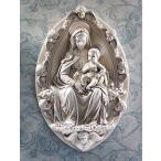 セール！即納！西洋壁彫刻 聖母マリアとキリスト（フィレンツェの聖母子像）レリーフ彫像/ ルネサンス アート芸術品 贈り物[輸入品
