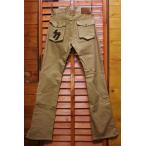 スカルフライト パンツ ストレッチ ブーツカット SKULL FLIGHT SS PANTS TYPE-２ STRETCH BOOTS CUT BEIGE