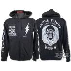 スカルフライト フルジップ スウェット パーカー スネーク ウイング SKULL FLIGHT FULL ZIP SWEAT PARKA SNAKE WING メンズ 長袖