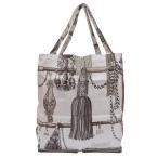  Hermes HERMES шелковый pop большая сумка эко-сумка b полный Skipper / шелк Brown прекрасный товар новое поступление HE1050