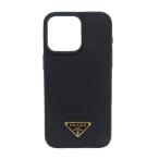  Prada PRADA смартфон кейс safia-no кожа черный iphone15PROMAX для прекрасный товар новое поступление OBB0558