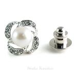 パールラペルピンピンブローチメンズ...