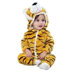 Ubaywey 寅虎 寅年 虎 干支 2022年 パジャマ タイガー 着ぐるみ 動物着 連体服 かわいい インスタ映え 赤ちゃん 赤ん坊 防寒 ベビー