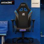 AKレーシング 東京 ヤクルト スワローズ コラボ ゲーミングチェア アームレスト リクライニング ロッキング 配信 リモートワーク【Overture】
