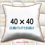 ヌードクッション　40×40cm　本体　中材　中身　クッションカバー用　ソファークッション　40ｘ40