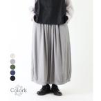 Colork カラック ワイドパンツ レーヨン 麻 リネン ウエストゴム バルーンパンツ ゆったり 1141964 レディース ナチュラル カジュアル 大人ナチュラル 春 夏