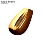 青芳製作所　ステンレス茶箕　プレーン　ゴールド　019760