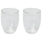 ショッピングパイレックス pyrex パイレックス   ダブルウォールグラス  350ml 2個組  CP-8539  耐熱ガラス 真空 断熱