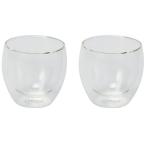 ショッピングパイレックス pyrex パイレックス   ダブルウォールグラス  250ml 2個組  CP-8540  耐熱ガラス 真空 断熱