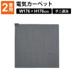 2畳用ホットカーペット本体 カーペット 速暖 左右全面切替 自動切タイマー ダニ退治 無段階温度調節 切り忘れ防止 SKJAPAN エスケイジャパン SKJ-KS2J-G